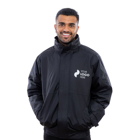 A man in a black Expo Waterproof Winter Jacket.